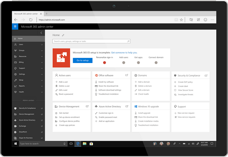 New Microsoft 365 admin center to manage Office 365 – All About .